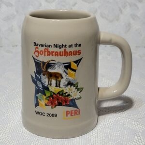 Bavarian Night at the Hofbräuhaus Beer Stein Mug – WOC 2009 PERI German Style